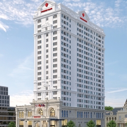 Thiết kế khách sạn quốc tế 5 sao tân cổ điển – sang trọng và đẳng cấp