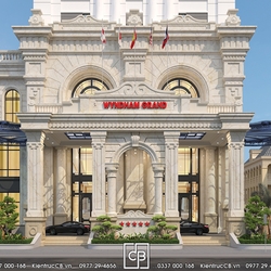 Thiết kế khách sạn quốc tế 5 sao tân cổ điển – sang trọng và đẳng cấp