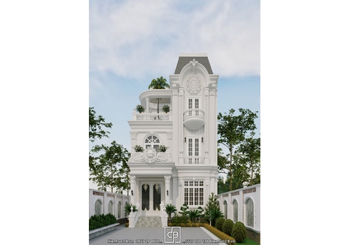 Mẫu Biệt Thự Tân Cổ Điển 3 Tầng Sang Trọng – Đẳng Cấp Vượt Thời Gian