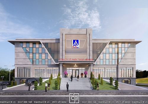 Thiết Kế Kiến Trúc Trụ Sở Doanh Nghiệp – Dự Án Takao Granite Nổi Bật