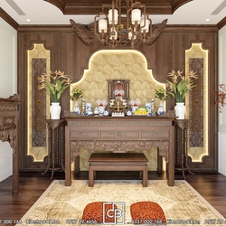 Thiết Kế Nội Thất Biệt Thự Phong Cách Truyền Thống Á Đông Đẳng Cấp