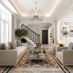 Thiết Kế Nội Thất Biệt Thự Tân Cổ Điển Sang Trọng