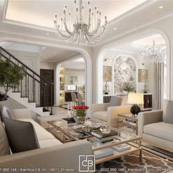 Thiết Kế Nội Thất Biệt Thự Tân Cổ Điển Sang Trọng