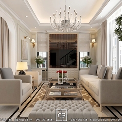 Thiết Kế Nội Thất Biệt Thự Tân Cổ Điển Sang Trọng