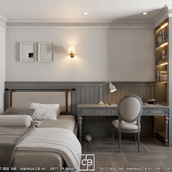 Nội thất tân cổ điển nhẹ nhàng - sang trọng