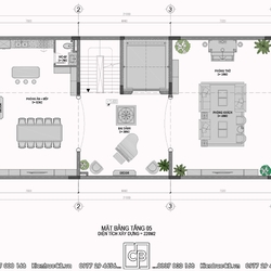 Mẫu Thiết Kế Nhà Phố Tân Cổ Điển Kết Hợp Kinh Doanh Sang Trọng