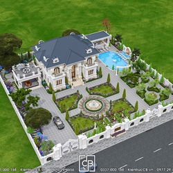 HÚT HỒN VỚI VẺ ĐẸP SANG TRỌNG CỦA MẪU BIỆT THỰ TÂN CỔ 2 TẦNG TẠI NINH BÌNH