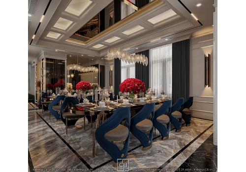 Mẫu phòng ăn luxury - sang trọng đẳng cấp