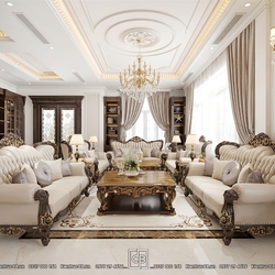 Mẫu thiết kế nội thất biệt thự tân cổ điển - thanh lịch, sang trọng và tinh tế