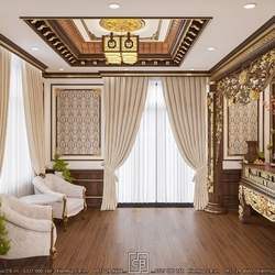 Mẫu thiết kế nội thất biệt thự tân cổ điển - thanh lịch, sang trọng và tinh tế