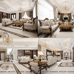 Mẫu thiết kế nội thất biệt thự tân cổ điển - thanh lịch, sang trọng và tinh tế