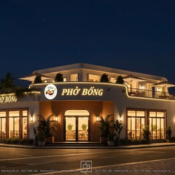 Thiết Kế Nhà Hàng 2 Tầng Hiện Đại – Trải Nghiệm Ẩm Thực Trọn Vẹn Từ Không Gian