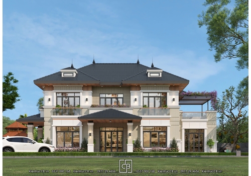 Biệt thự mái Nhật 2 tầng - đẹp - tinh tế - chuẩn gu