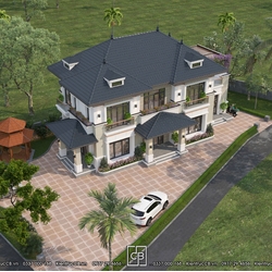 Biệt thự mái Nhật 2 tầng - đẹp - tinh tế - chuẩn gu