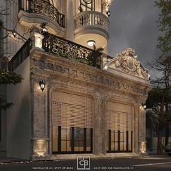 Nhà phố 3 tầng Tân Cổ Điển - Kiến Trúc Sang Trọng, Hoàn Hảo