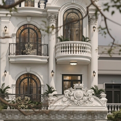 Nhà phố 3 tầng Tân Cổ Điển - Kiến Trúc Sang Trọng, Hoàn Hảo