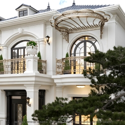 Mẫu Biệt Thự 2 tầng Tân Cổ Điển