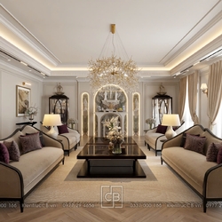 Nội Thất Tân Cổ Điển Luxury – Tuyệt Tác Không Gian Sống Thượng Lưu