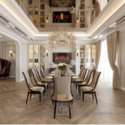 Nội Thất Tân Cổ Điển Luxury – Tuyệt Tác Không Gian Sống Thượng Lưu