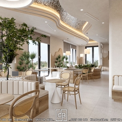 Mẫu Thiết Kế Quán Cafe Đẹp Phong Cách Organic Được Ưa Chuộng Nhất