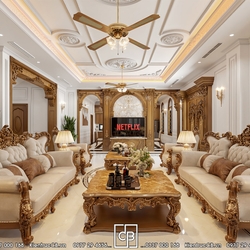 Thiết Kế Biệt Thự Tân Cổ Điển Luxury – Không Gian Sống Đẳng Cấp Thượng Lưu