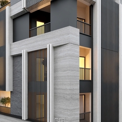 Thiết Kế Apartment Cho Thuê 2 Mặt Tiền 5 Tầng Có Hầm – Tối Ưu Lợi Nhuận Cao