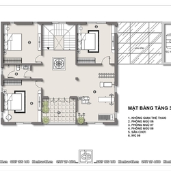 Mẫu biệt thự tân cổ điển 3 tầng đẹp
