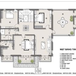 Mẫu biệt thự tân cổ điển 3 tầng đẹp