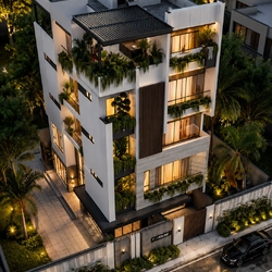 Mẫu Biệt Thự Hiện Đại 5 Tầng – Xu Hướng Thiết Kế Luxury Được Yêu Thích 2026