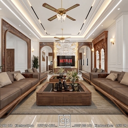 Thiết Kế Nội Thất Biệt Thự Tân Cổ Điển Sang Trọng Đẳng Cấp Luxury