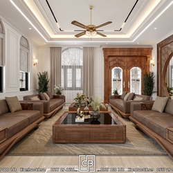Thiết Kế Nội Thất Biệt Thự Tân Cổ Điển Sang Trọng Đẳng Cấp Luxury