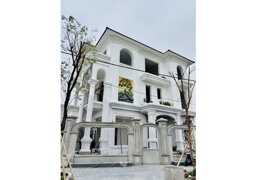 Thi Công Thực Tế Biệt Thự Tân Cổ Điển 3 Tầng Luxury Đẳng Cấp