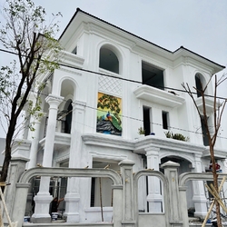 Thi Công Thực Tế Biệt Thự Tân Cổ Điển 3 Tầng Luxury Đẳng Cấp
