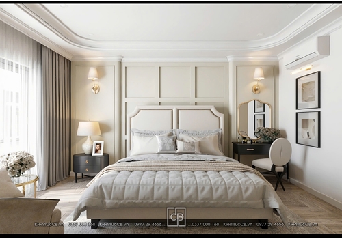 Thiết Kế Nội Thất Nhà Phố Kết Hợp Tân Cổ Điển Và Modern Luxury Sang Trọng