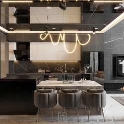 Mẫu Nhà Phố Luxury Với Phòng Khách Thông Tầng Sang Trọng