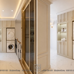 Thiết Kế Nội Thất Nhà Phố Kết Hợp Tân Cổ Điển Và Modern Luxury Sang Trọng