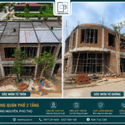 Thi Công Quán Phở 2 Tầng Hiện Đại Tại Phú Thọ | Kiến Trúc C&B