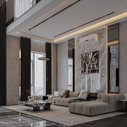 Thiết Kế Nội Thất Biệt Thự Hiện Đại Thông Tầng Sang Trọng