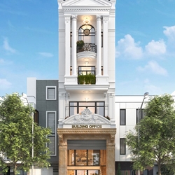 Mẫu Building Văn phòng 5 tầng Tân Cổ Điển