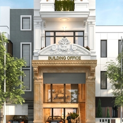 Mẫu Building Văn phòng 5 tầng Tân Cổ Điển