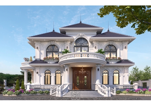 Biệt thự tân cổ điển mái Nhật: Hòa quyện giữa vẻ đẹp hoài cổ với hiện đại.