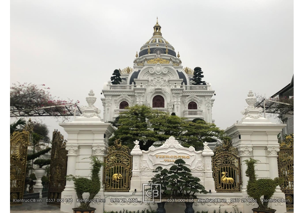 Tham quan tiến độ thi công công trình: "Lâu đài anh Tiến tại Hưng Yên"