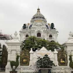 Tham quan tiến độ thi công công trình: "Lâu đài anh Tiến tại Hưng Yên"
