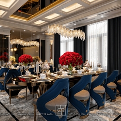 Mẫu phòng ăn luxury - sang trọng đẳng cấp