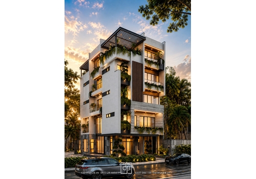 Mẫu Biệt Thự Hiện Đại 5 Tầng – Xu Hướng Thiết Kế Luxury Được Yêu Thích 2026