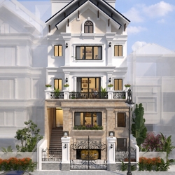 Mẫu thiết kế nhà phố 5 tầng ấn tượng - Lĩnh Nam, Hoàng Mai, Hà Nội
