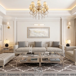 Nội thất nhà ống tân cổ điển anh Tâm tại Văn Phú