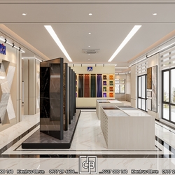 Sảnh lễ tân và showroom TAKAO Bình Định – Dấu ấn từ lối vào