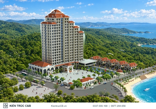 Quần thể khách sạn Lan Châu: kiến trúc nghỉ dưỡng ven biển