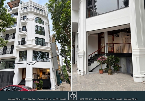 Nhà phố anh Hùng tại Tây Trà: ảnh thi công thực tế